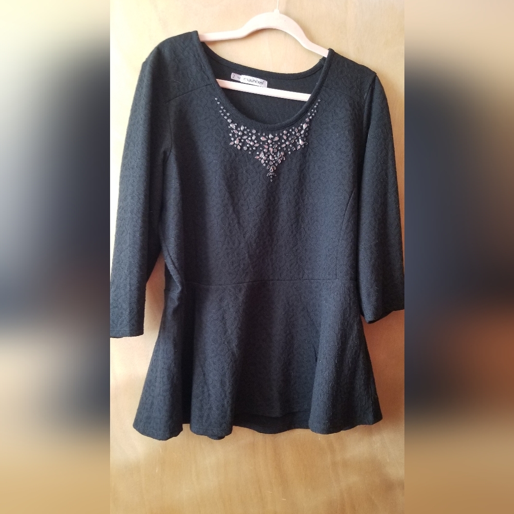 Maurices, 2x peplum top
